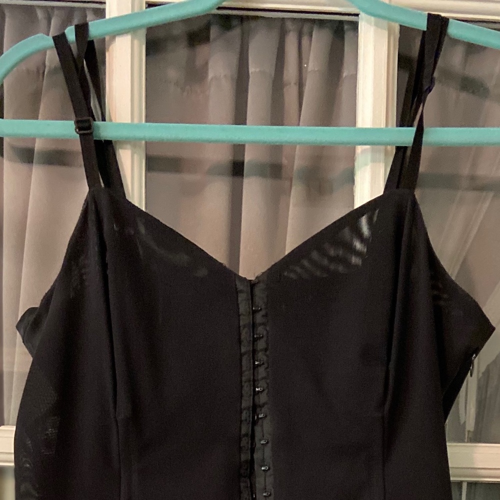 Black cocktail dress